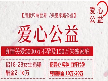 青山湖捐卵助孕生子 爱心志愿者招募